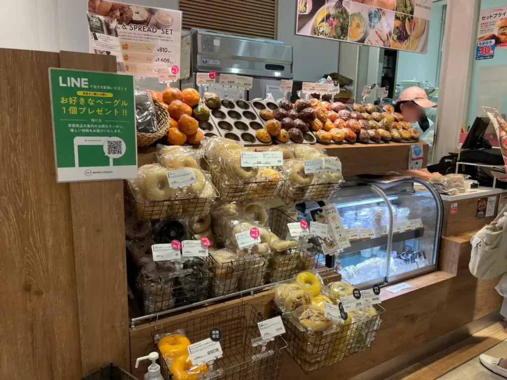 商品カウンターの写真