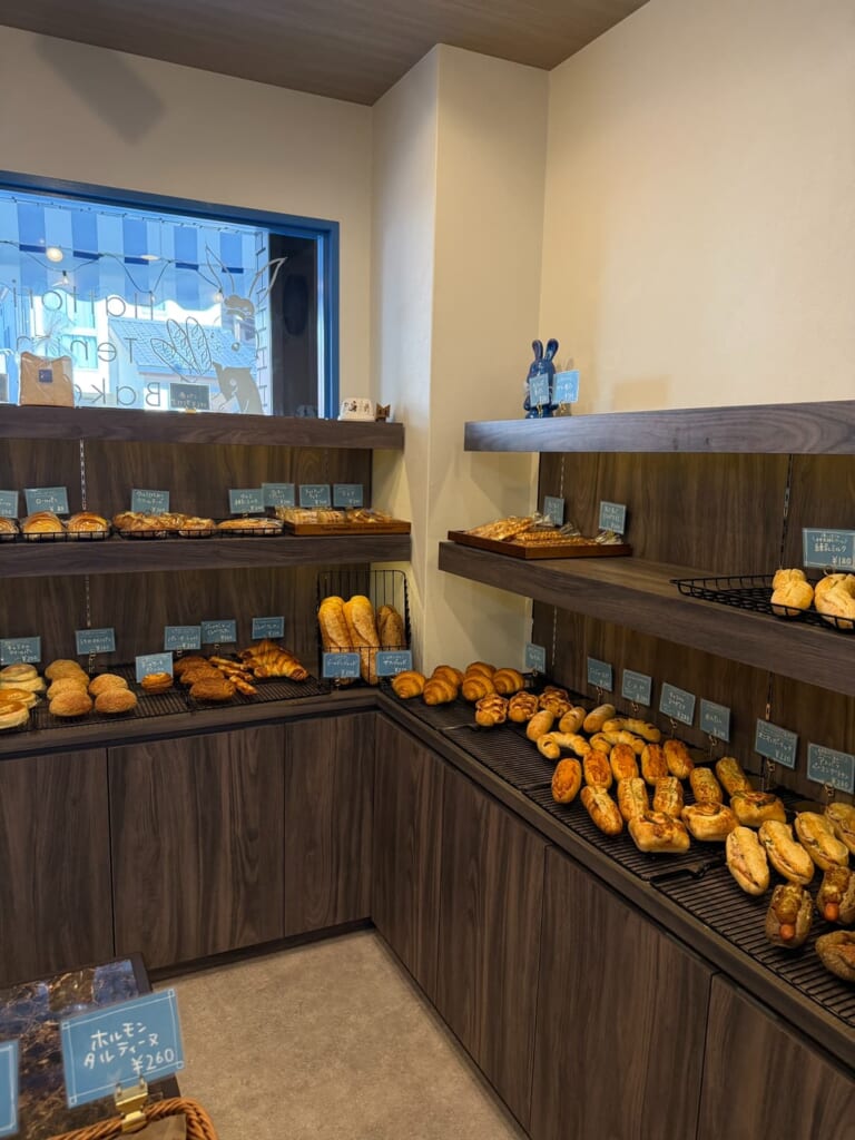 パンの陳列画像