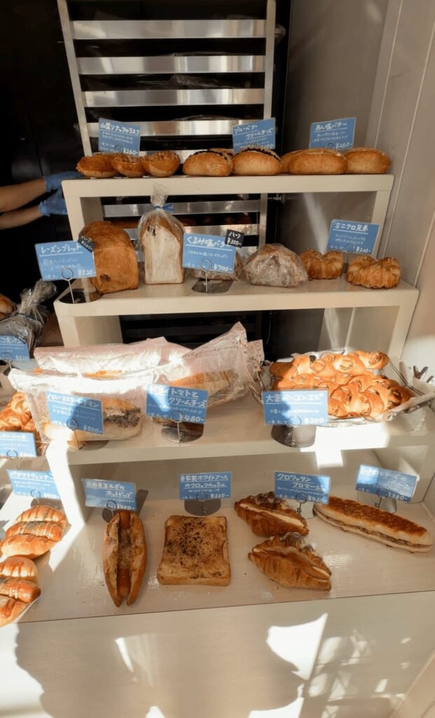 パン陳列の様子