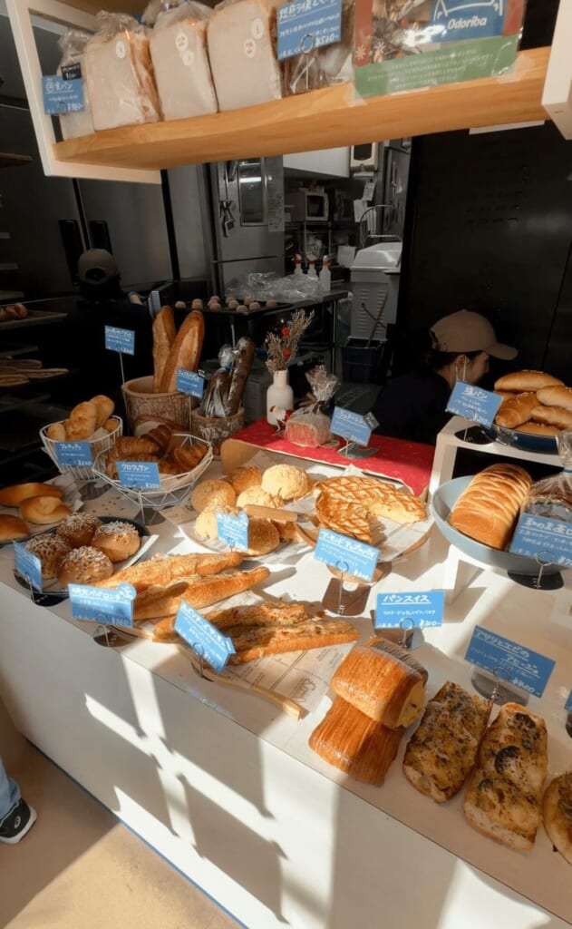 パン陳列の様子