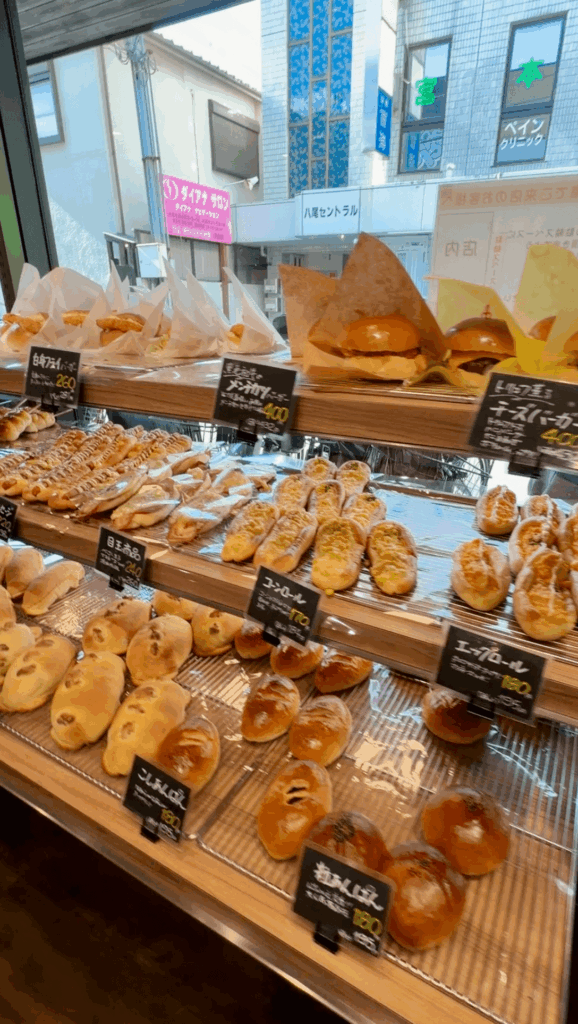 パン陳列の様子