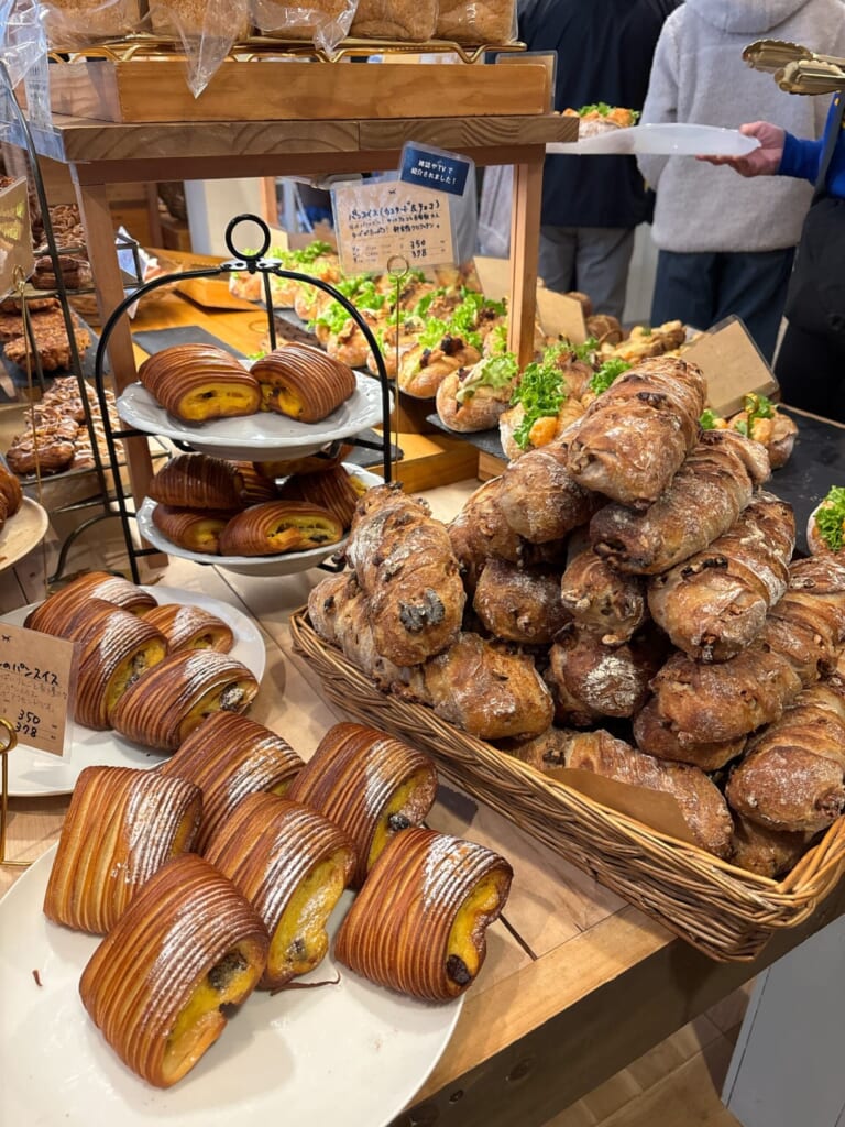 パンの陳列の様子